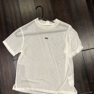 Kith mesh white tshirt